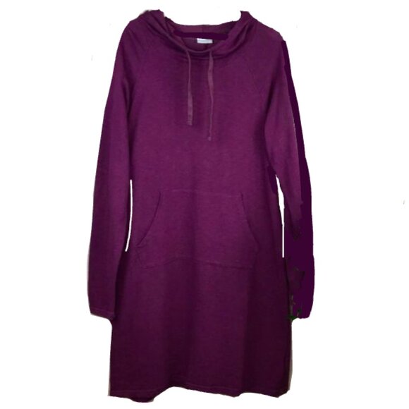Women's Columbia Cedar Lake Hoodie Sweatshirt Dress - Picture 1 of 16